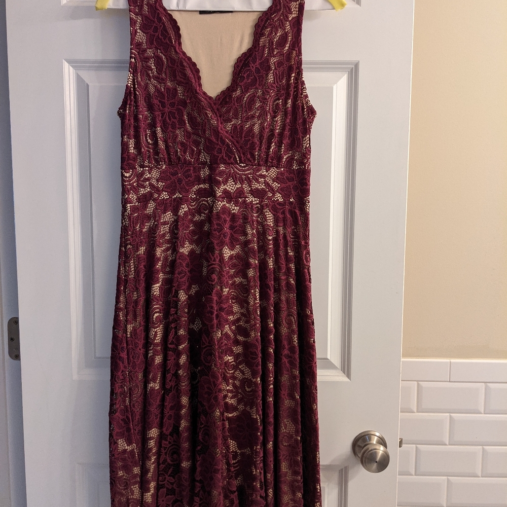 Maroon dress